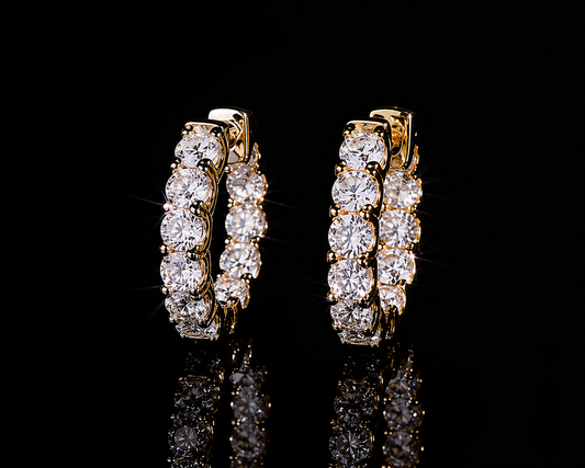 Boucles d’Oreilles Créoles Nox