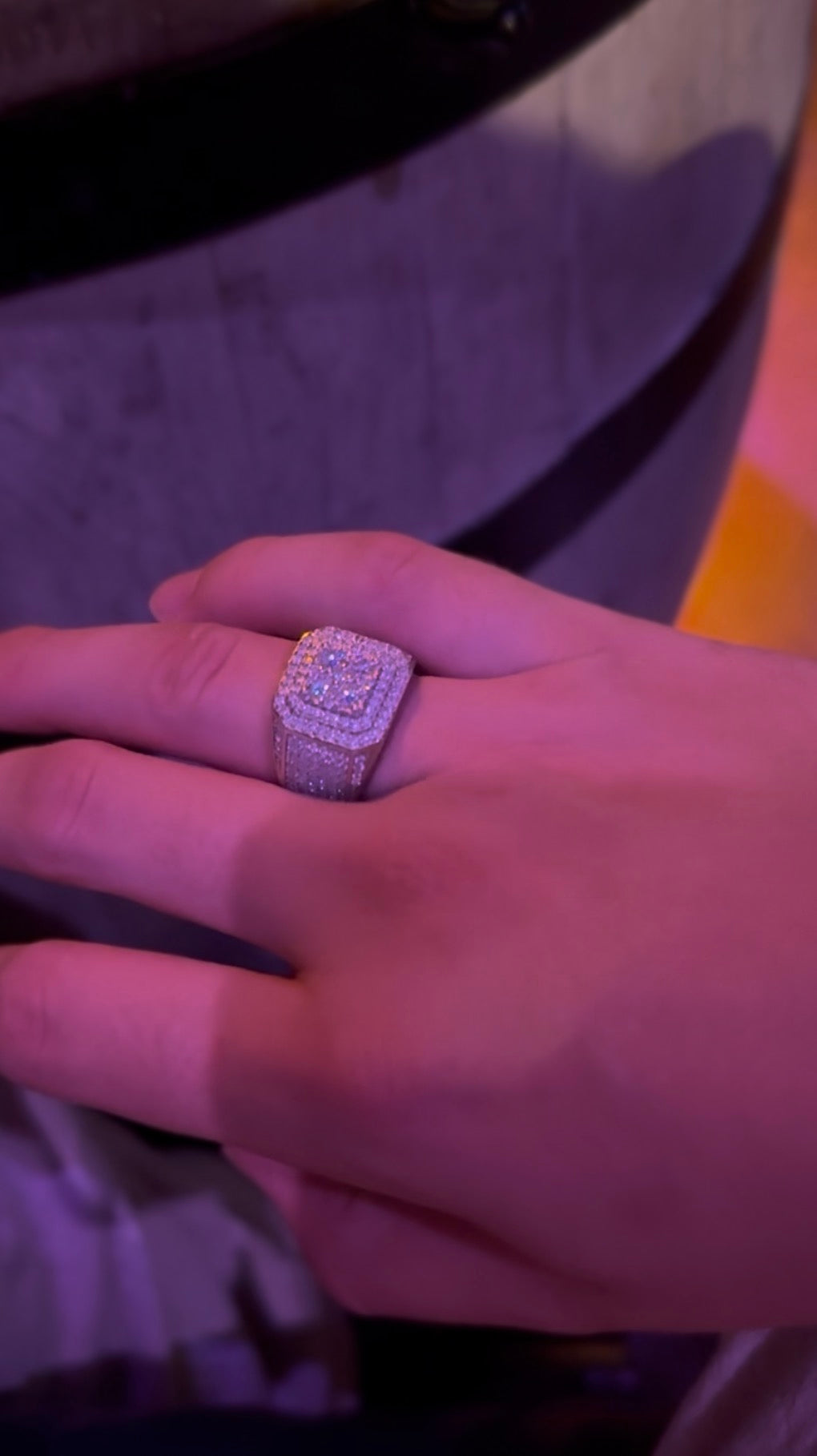 Bague Souverain — Argent 925 sertie de Moissanite